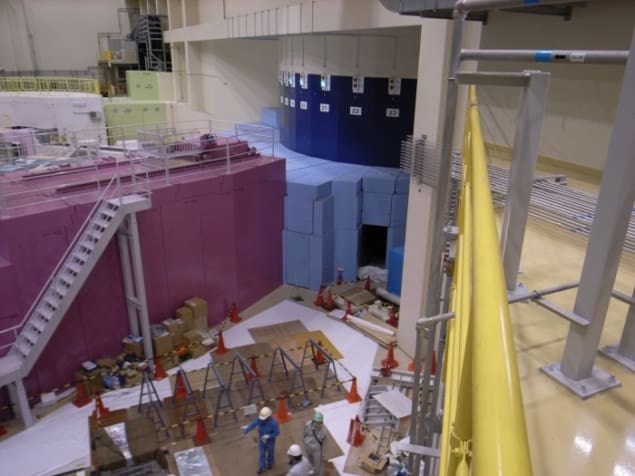 Photograph of the neutron area of the J-PARC facility
