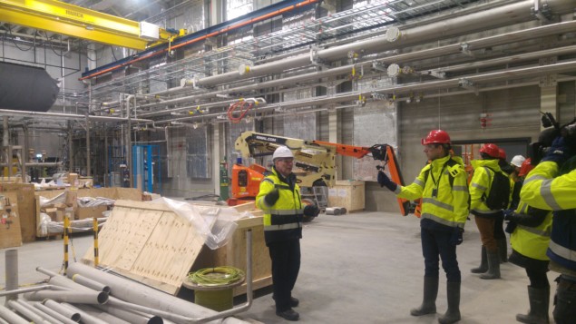 Photo of the gallery building at the European Spallation Source
