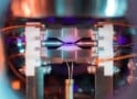 Image of a strontium atom in an ion trap bags national photography prize