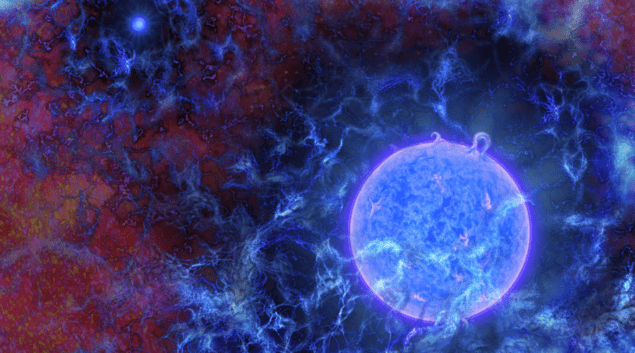 Illustration of the early universe