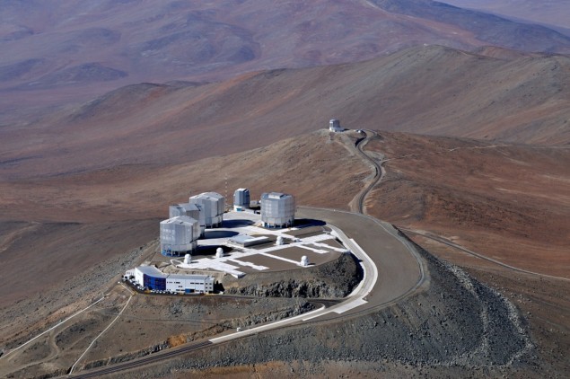 Bird’s eye view of the Very Large Telescope*