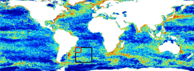 Map of surface dissipation