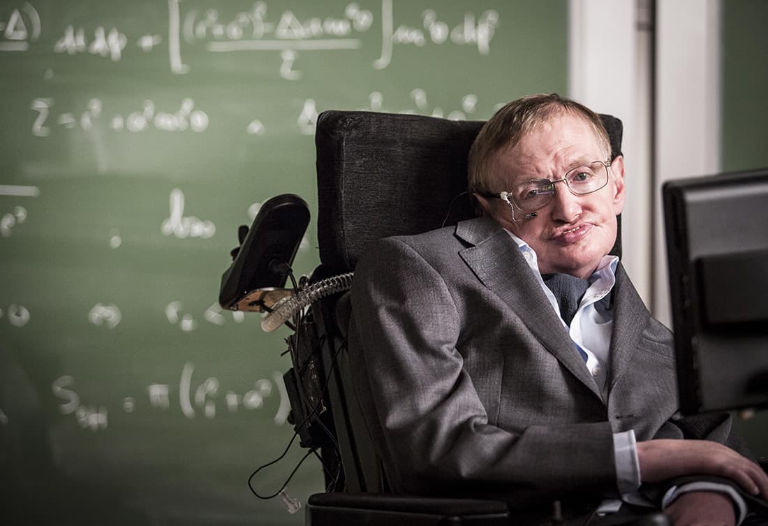 Stephen Hawking. Penyandang disabilitas mendunia.