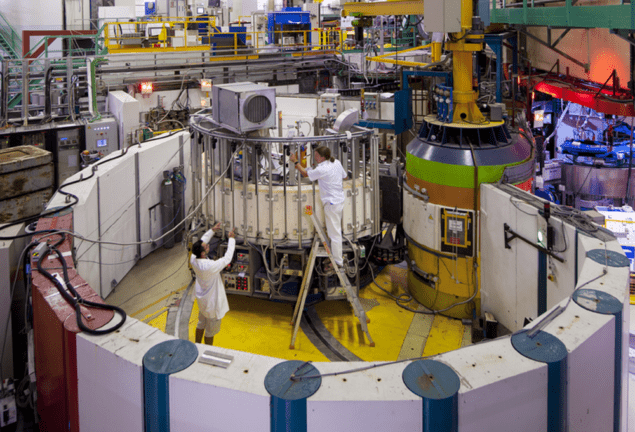 Neutron experiment at the Institute Laue-Langevin