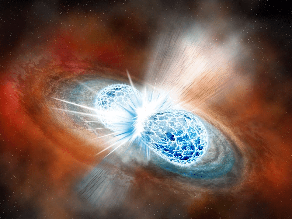 Merging neutron stars create more gold than collisions involving black holes – Physics World