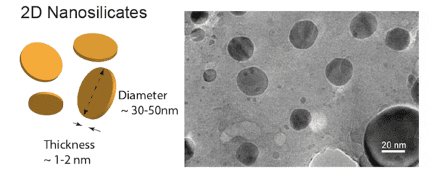 2D nanosilicates