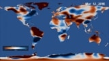 Global map of freshwater stored on land for February 2016 using data from the Gravity Recovery and Climate Experiment.