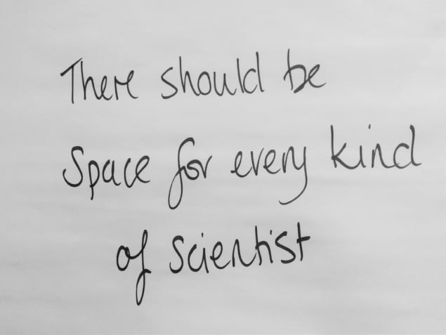 Photo of one of the quotes from one of the delegates at the workshop on mental health in academia in London on 11 May 2018 Photo of one of the quotes from one of the delegates at the workshop on mental health in academia in London on 11 May 2018.