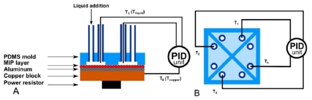 Schematic of the serotonin sensor