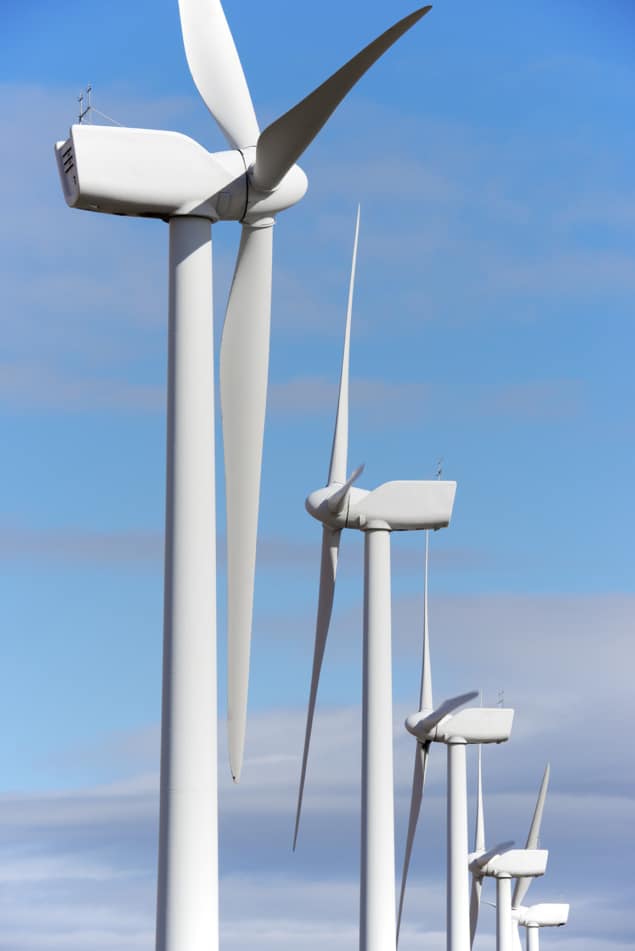 Photo of wind turbines