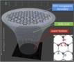 Quantum holography in a graphene flake