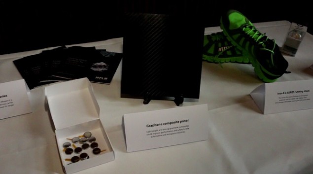 Products on display at the Graphene Service launch