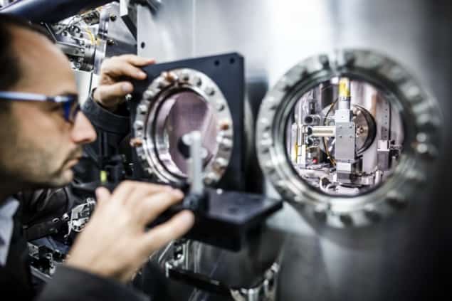 Image of a beamline at the European X-ray Free Electron Laser at DESY in Hamburg Image of a beamline at the European X-ray Free Electron Laser at DESY in Hamburg