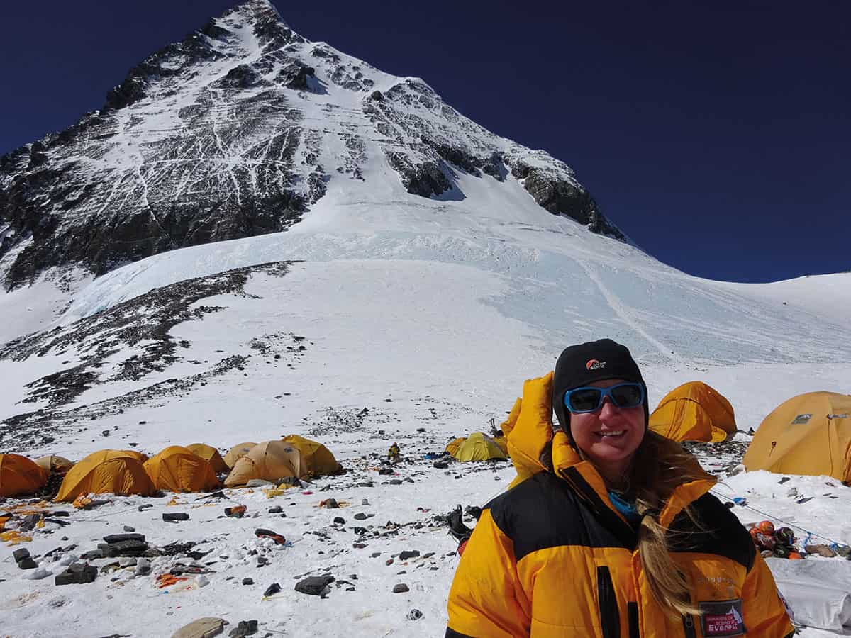 Melanie Windridge at Everest