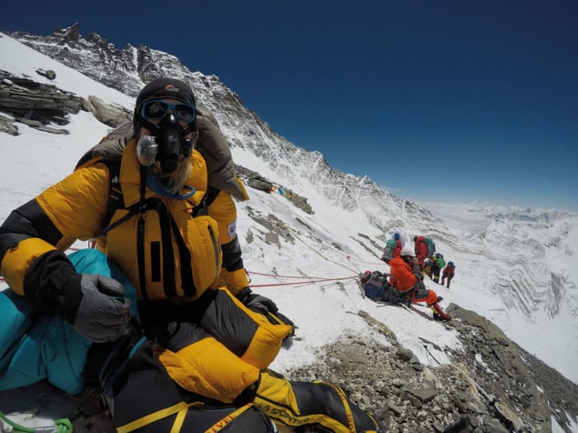 Melanie Windridge at Everest