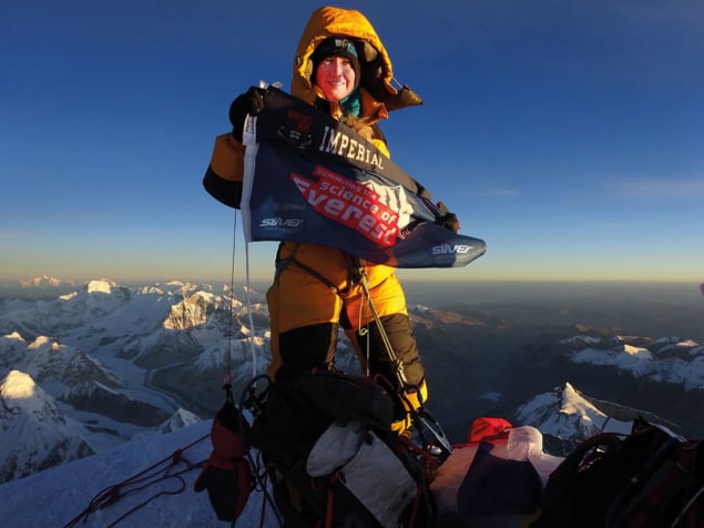 Melanie Windridge at Everest