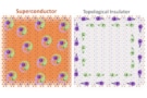 A superconductor and a topological insulator