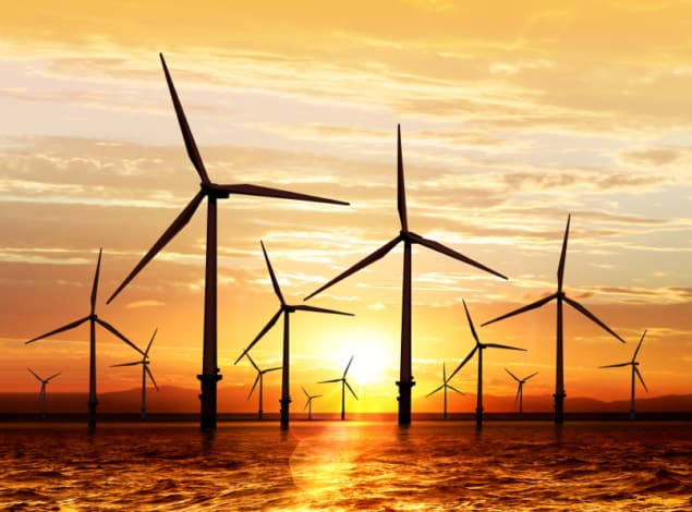 Photo of offshore windfarm Photo of offshore windfarm
