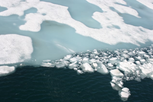 Photo of Arctic ice