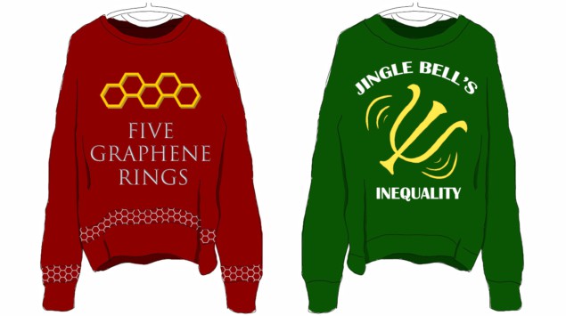 Christmas physics jumpers