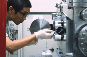 Photo of researcher at IHEP Beijing