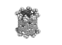 Molecular structure of pNT. (Side view of crystal structure). Credit: 2019 Hiroyuki Isobe