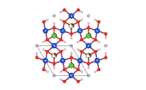 Top view (𝑎𝑏 plane) of the structure of Cu3Zn(OH)6FCl. Credit: Chinese Physics Letters