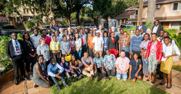 Staff and students from the Technical University of Kenya in Nairobi