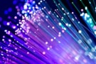 Fibre optics abstract image