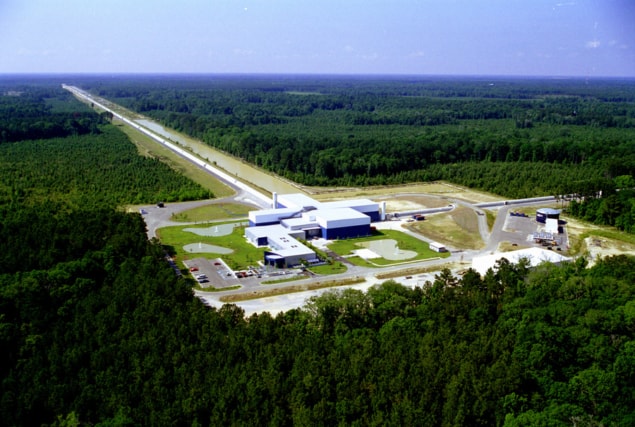 Image of the LIGO Laboratory in Livingston, Louisiana