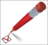 Illustration of a pen ticking a voting slip