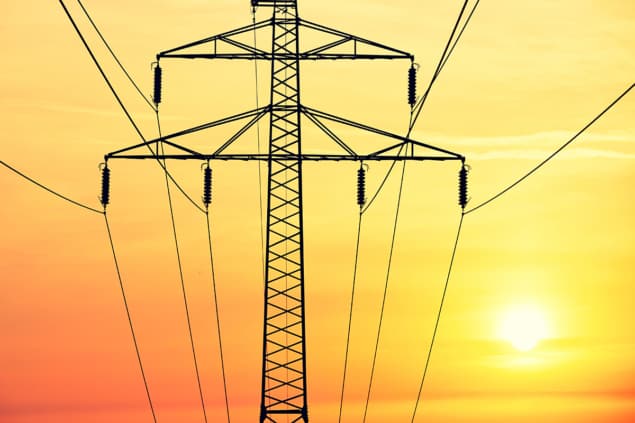 Photo of electricity pylon Photo of electricity pylon