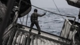 Photo of fisherman onboard ship