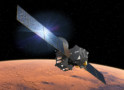 An artist's impression of the ExoMars Trace Gas Orbiter