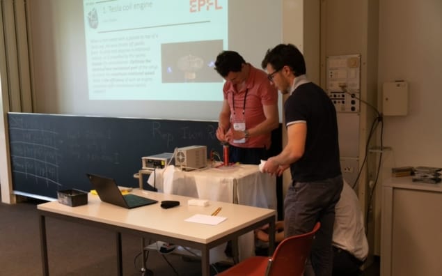 The EPFL team at the International Physicists' Tournament