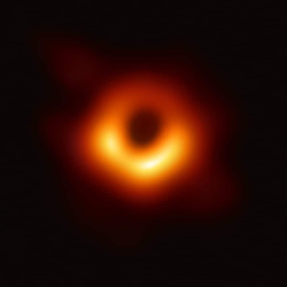 photo of black hole
