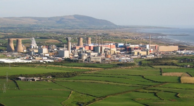 Aerial view of Sellafield