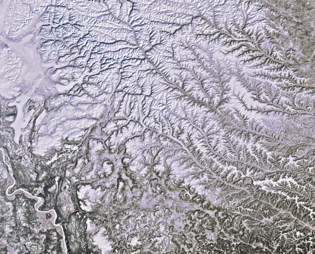 Siberia from space