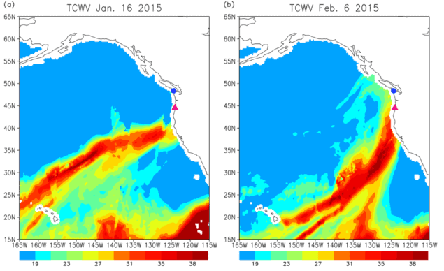 Atmospheric river graphic