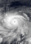 Satellite image of typhoon Yolanda
