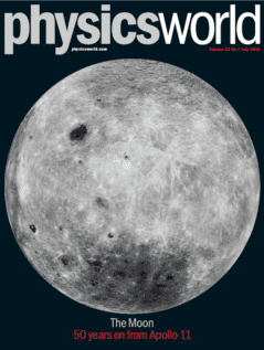 July 2019 cover of Physics World