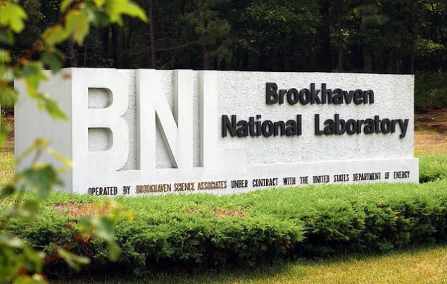 Front entrance sign of the Brookhaven National Laboratory