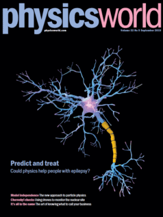 Cover September 2019 issue Physics World