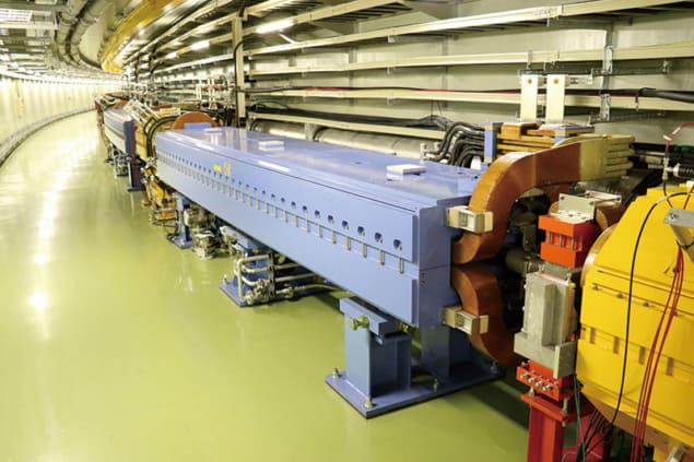 The accelerator tunnel at J-PARC