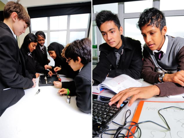 Young physicists at school