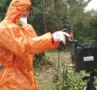 Field tests of a lightweight instrument designed to locate “hot spots” of radiation.