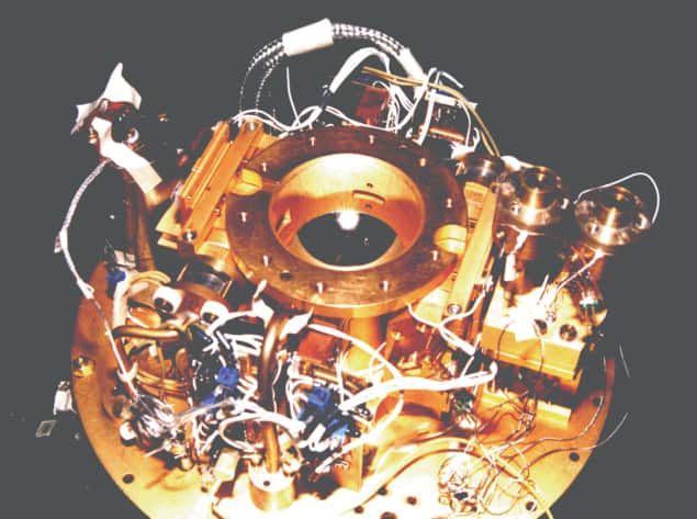 The experimental set-up used at the ENS in Paris to probe decoherence