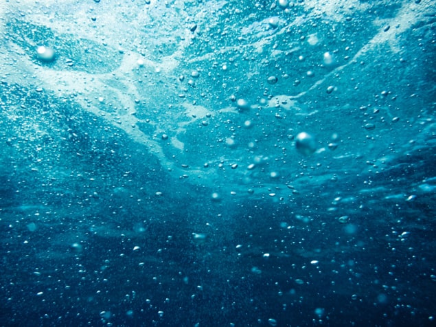 Bubbles in water