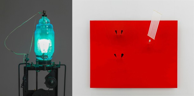 Two sculptures by Takis