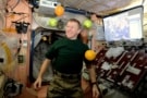 Tim Peake juggling